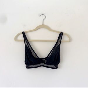 Black Mesh Bralette